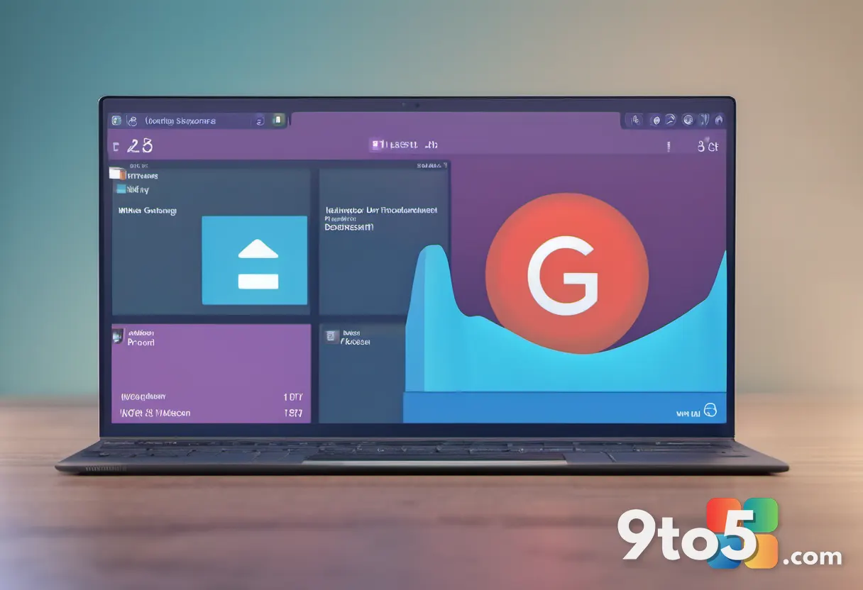 A close-up of a vintage Windows desktop screen showing the Groove application icon, with a soft focus background of mode