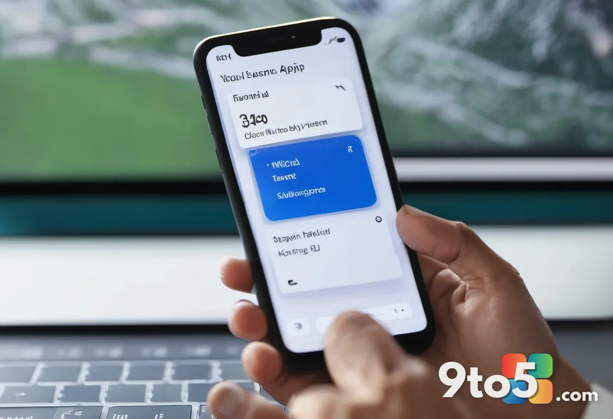 Close-up of a hand tapping a pinned app icon on a digital Teams sidebar interface, focus on the app icon with a blurred 