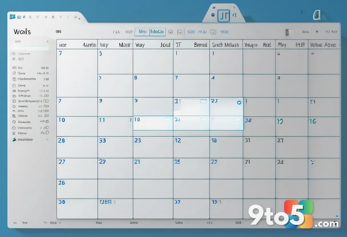 A close-up of a digital calendar highlighting a specific date, surrounded by floating security shields and gear icons, s
