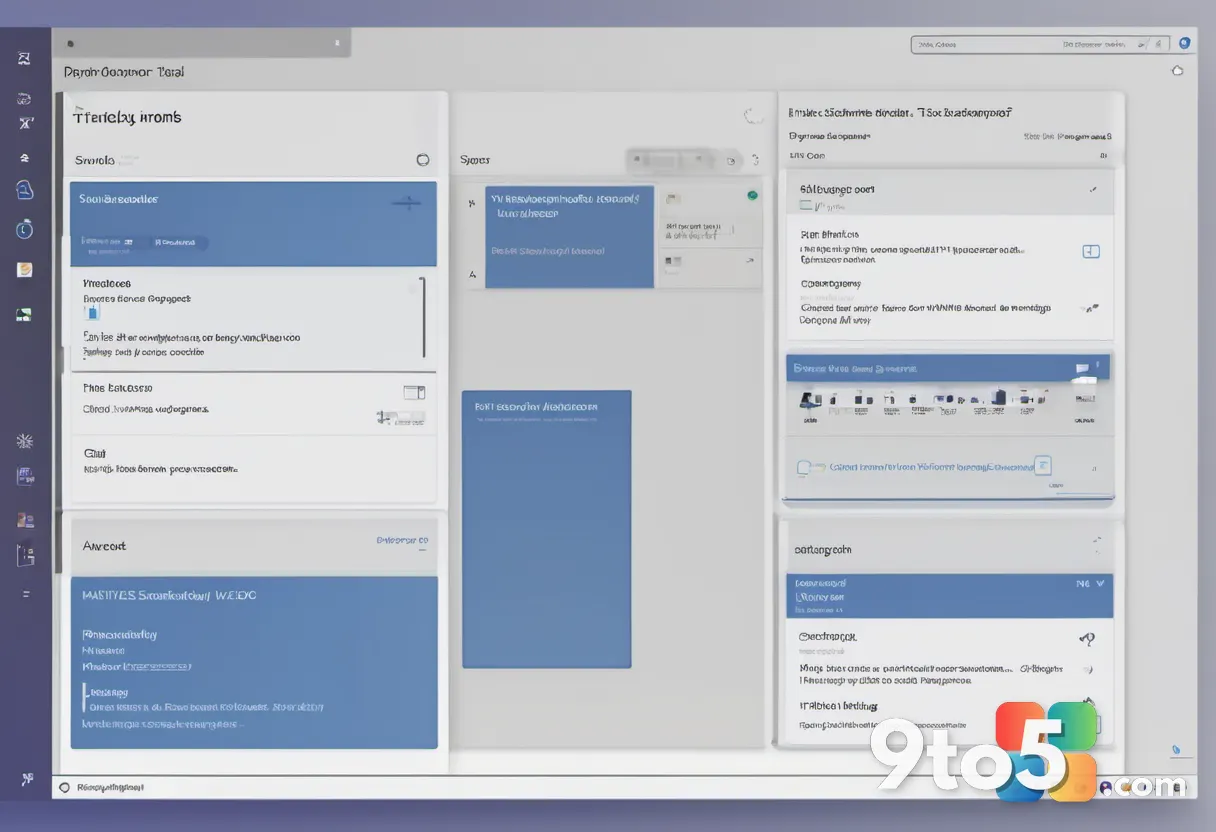 A modern Task Scheduler interface with a card-based task list and an expandable properties pane showing triggers and act