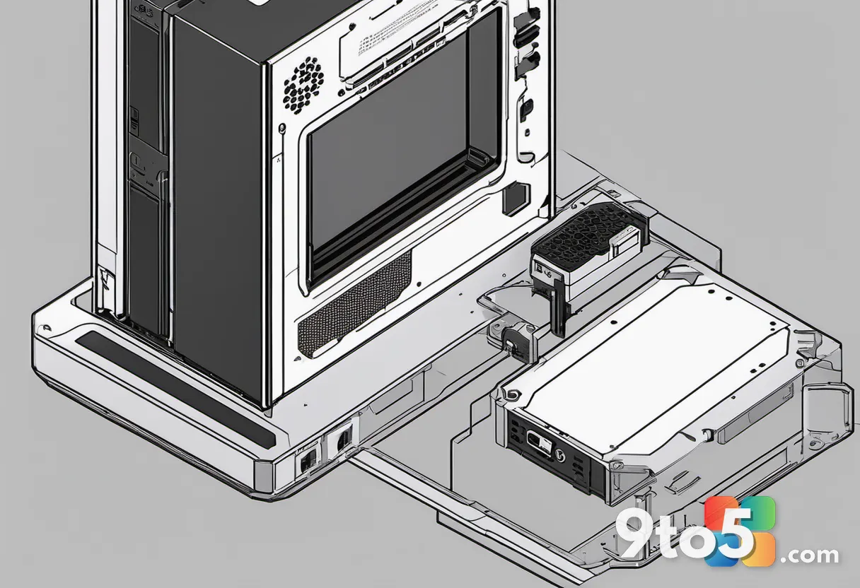 A gamer's hands inserting the Seagate Xbox Expansion Card into the expansion slot on the back of a black Xbox Series X c