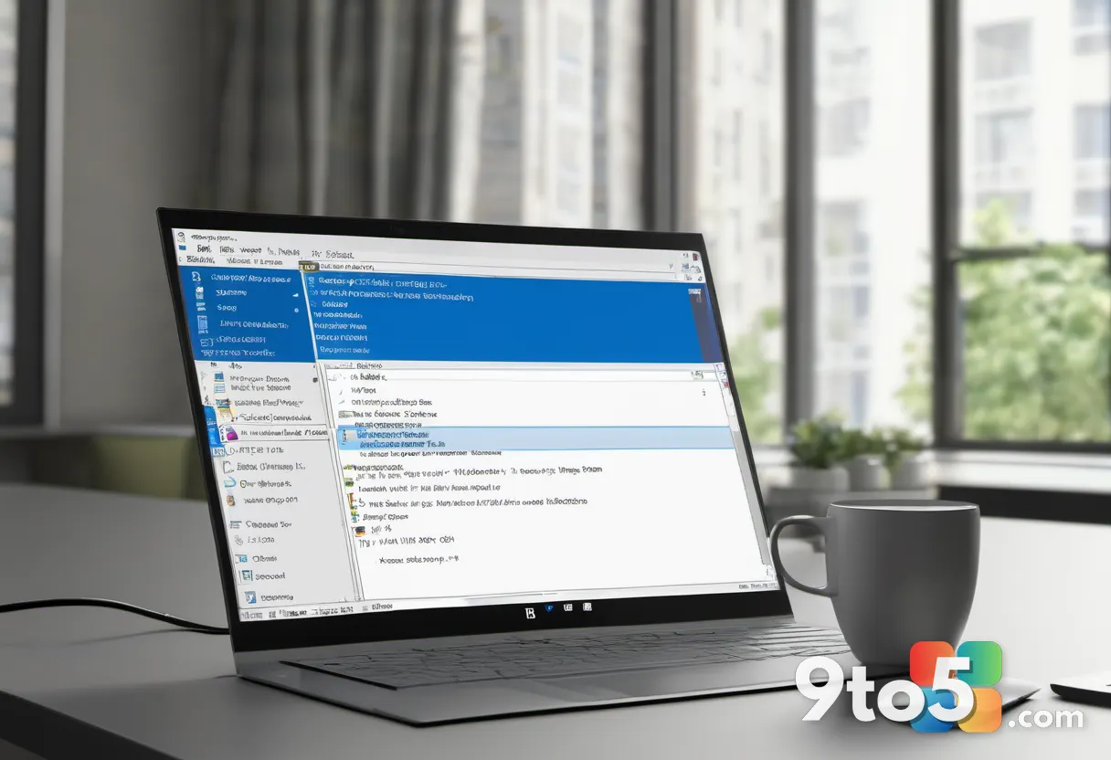 A hand typing a command in a Windows PowerShell window with the text 'Set-Service -Name whesvc -StartupType Disabled' vi