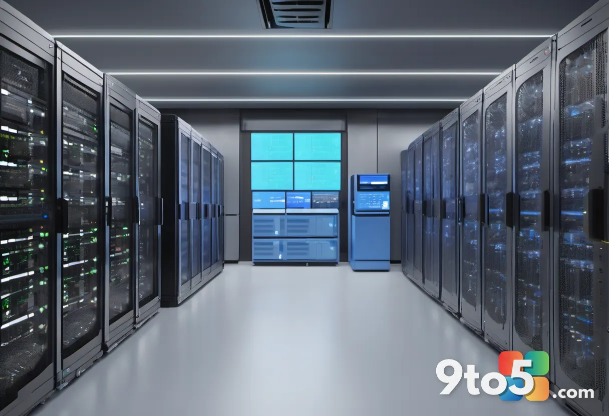 A split-screen graphic showing an older server rack on one side and a modern cloud dashboard on the other, representing 