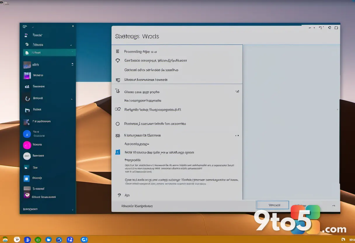 Close-up of a Windows 11 Settings window showing a list of individual app icons with toggle switches for microphone acce