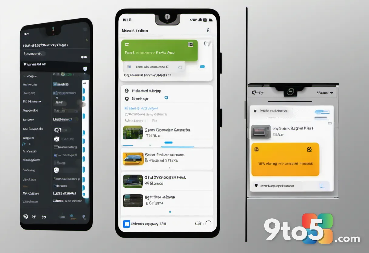 Split-screen graphic showing old shared privacy toggle versus new individual app toggles for camera access, modern flat
