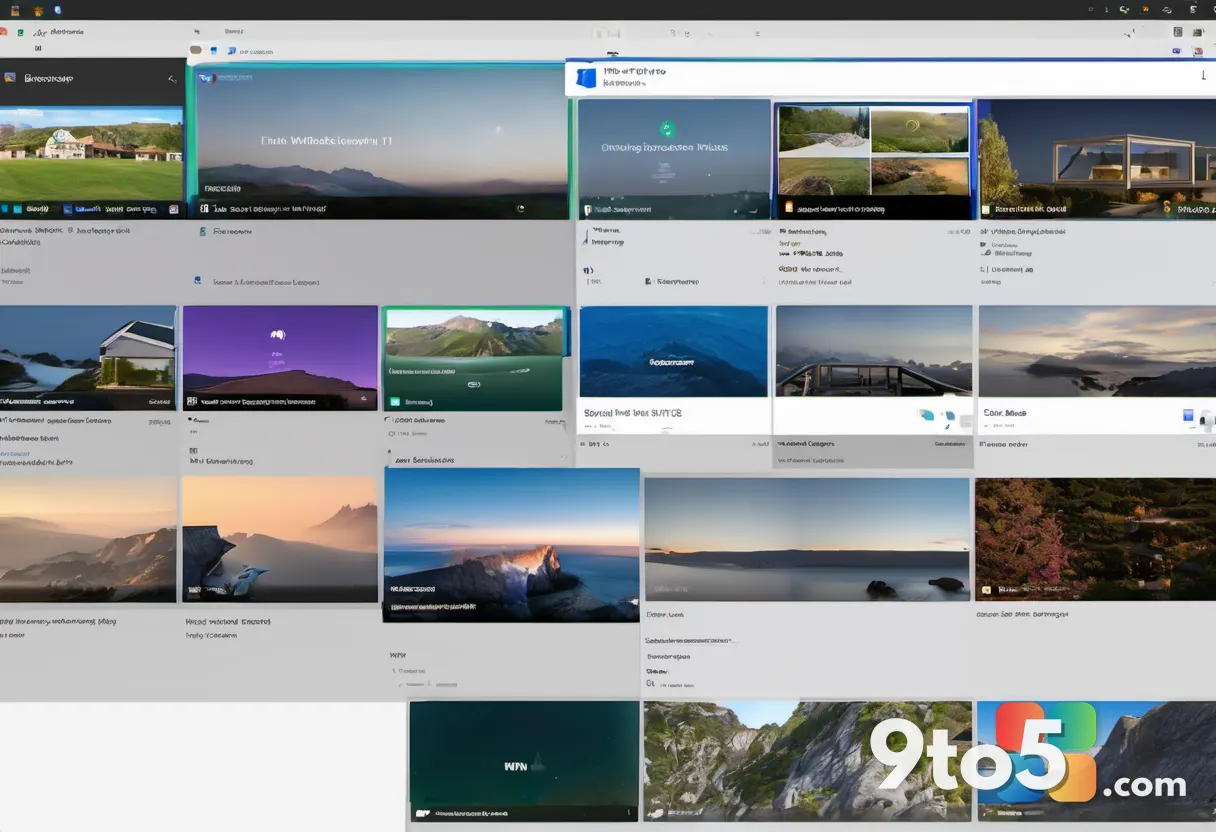 A Windows 11 File Explorer window showing the Home page with smooth touch-scrolling thumbnails and a clean layout.