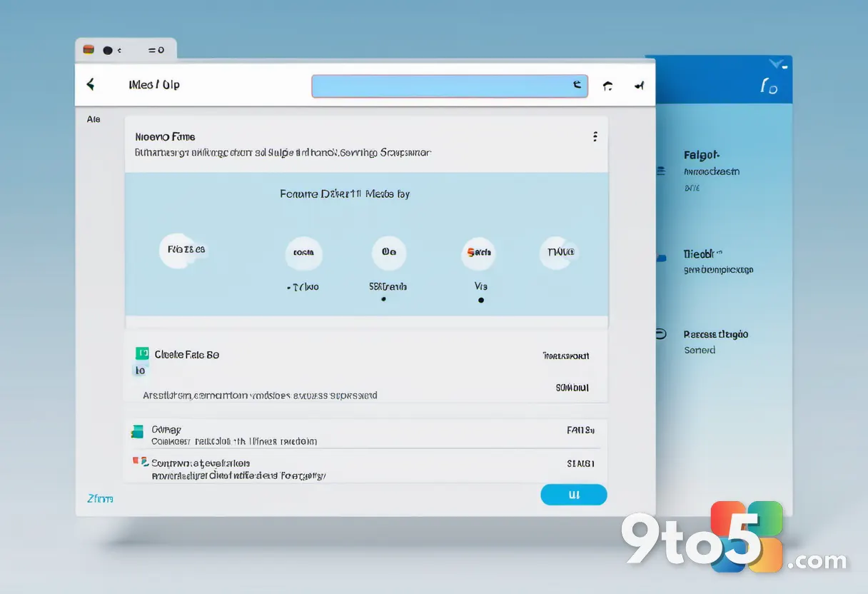 A close-up digital illustration of the Windows 11 Settings Feature Flags menu with toggle switches on a light background