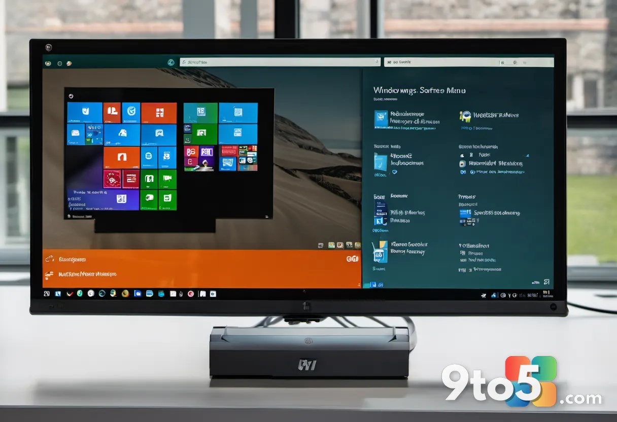 A close-up, realistic photo of a computer monitor displaying the Windows 11 Settings menu with the 'Windows Update' sect