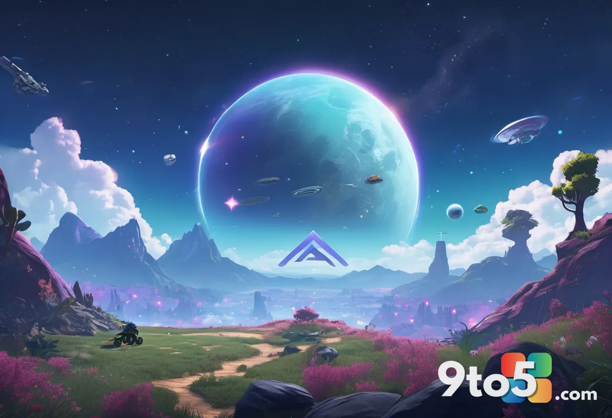 A digital artwork of classic Xbox game covers like Halo and Fable floating in a starry sky, with the Xbox logo prominent