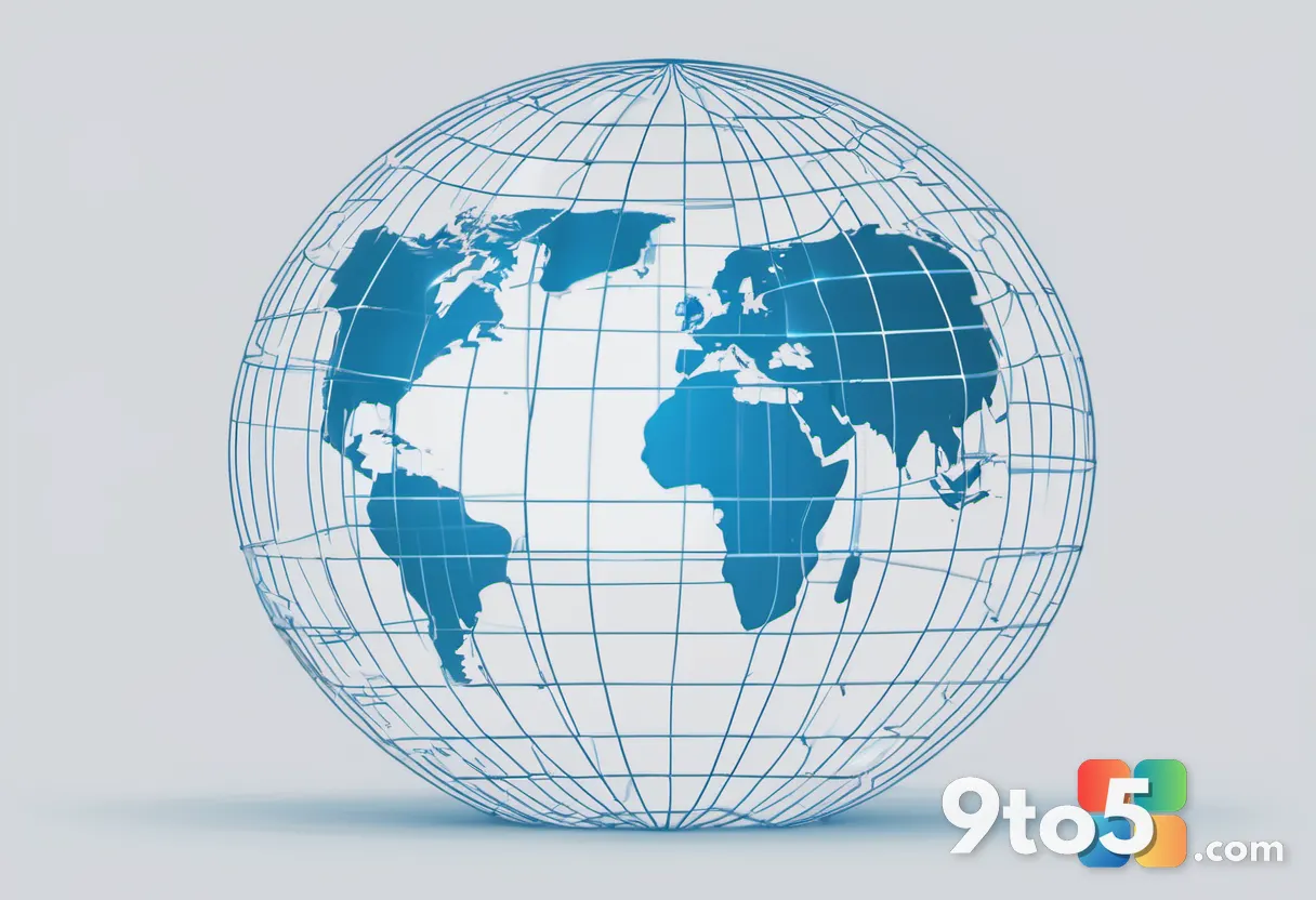 A minimalist illustration of a globe with digital connection lines, representing global regulatory compliance and data p
