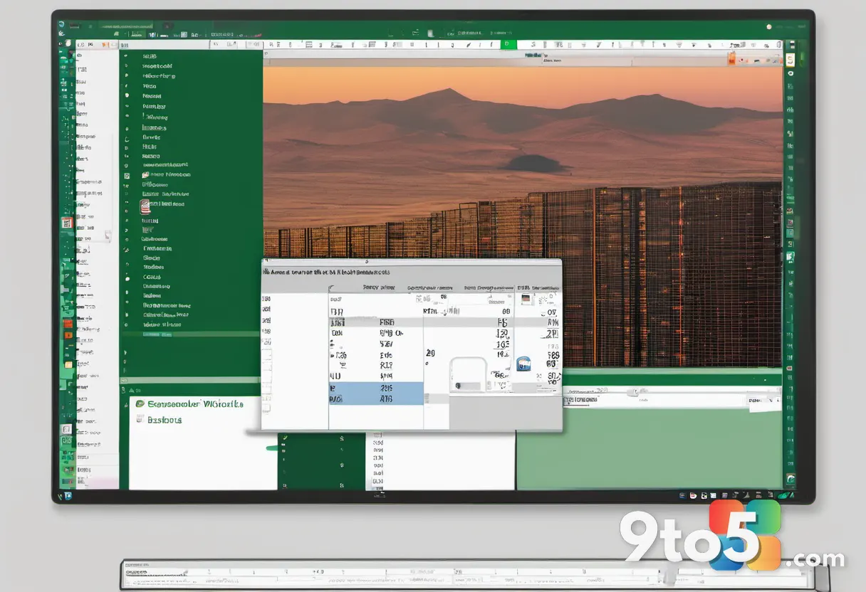 An Excel spreadsheet displayed inside a Linux Ubuntu desktop window, with the distinctive Ubuntu orange accent bar. Clea