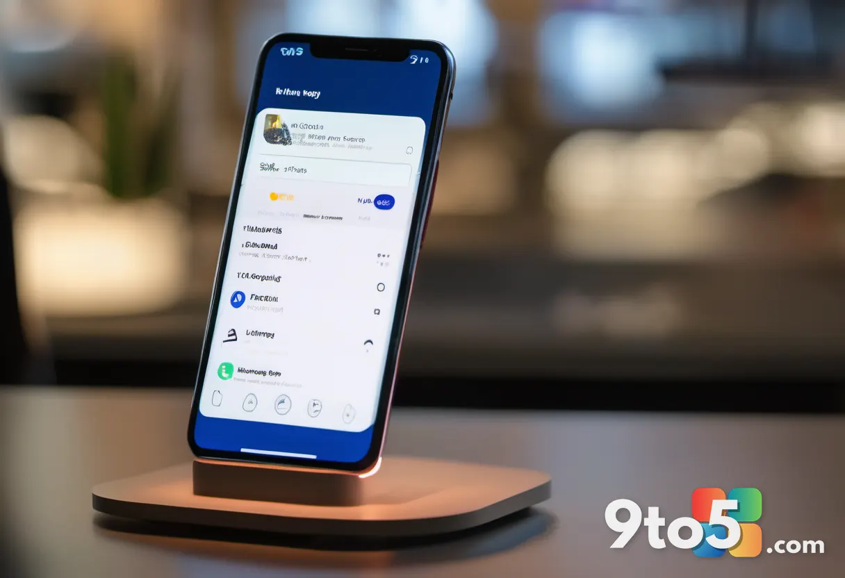 A close-up of a hand tapping a purchase button on a glowing smartphone screen showing an online store listing, warm ambi