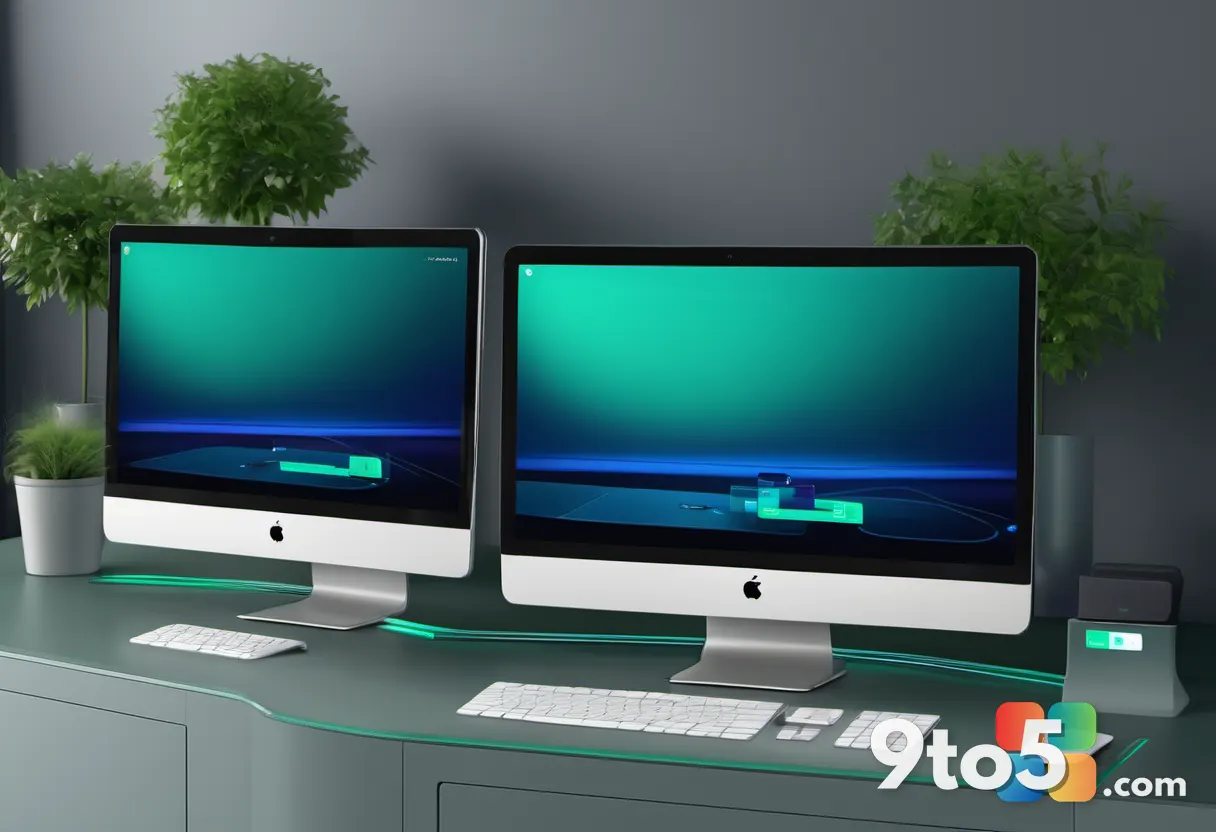 Three device icons quietly registering themselves one after another on a dark admin dashboard, cool blue and green glow,