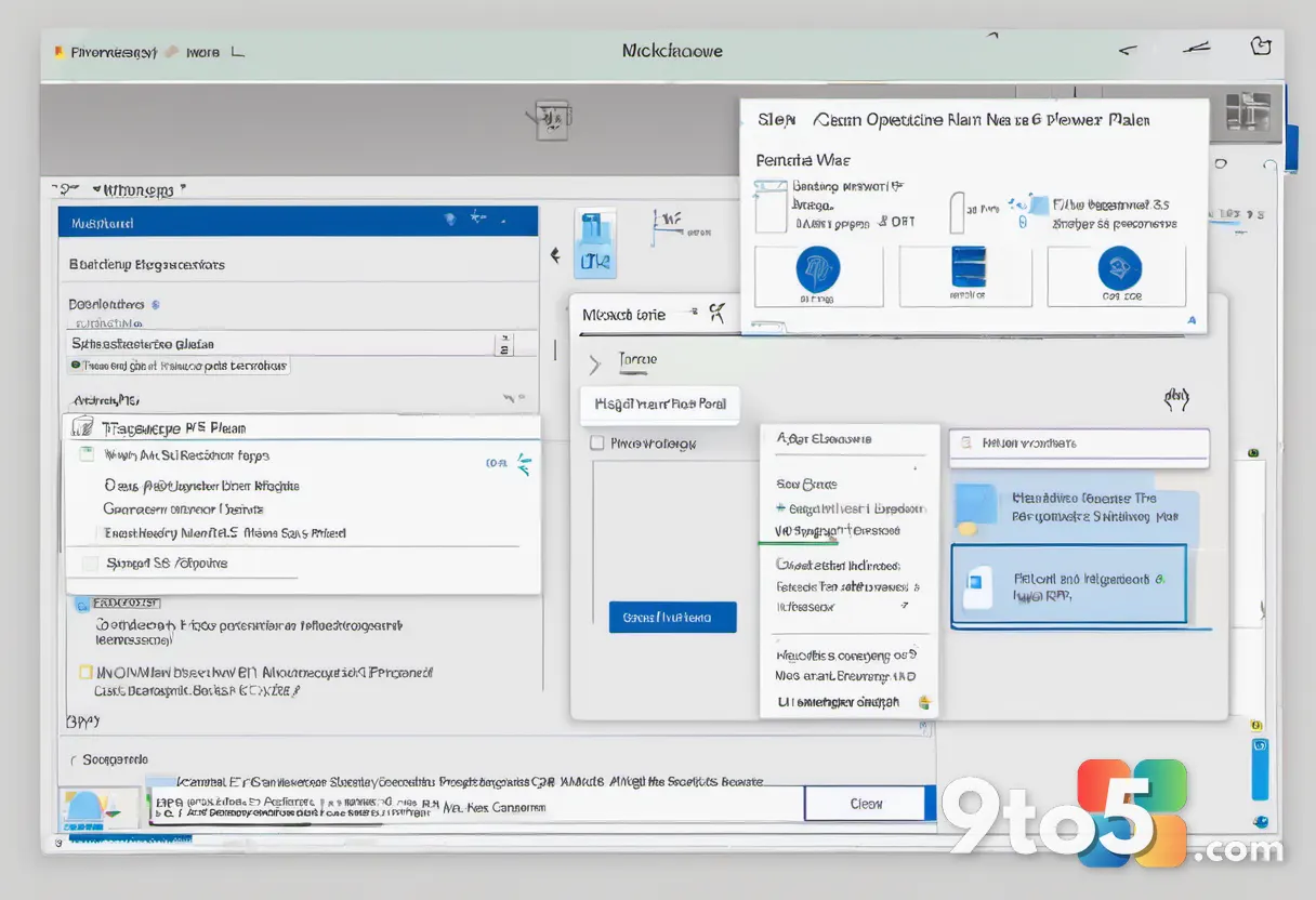 Close-up screenshot-style view of the Windows Create a power plan wizard showing the Balanced and High performance templ
