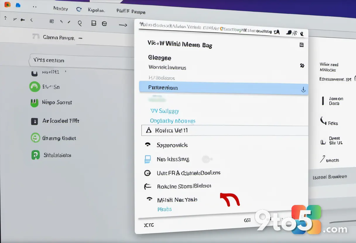 Close-up of a laptop screen showing the Windows 11 Wi-Fi settings page with the Known networks list and a three-dot menu