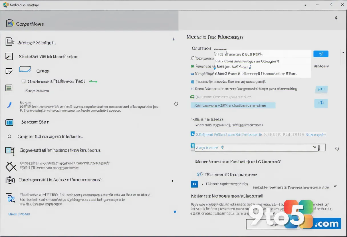 Windows Copilot sidebar showing a bulleted summary of a document with follow-up question text boxes below.