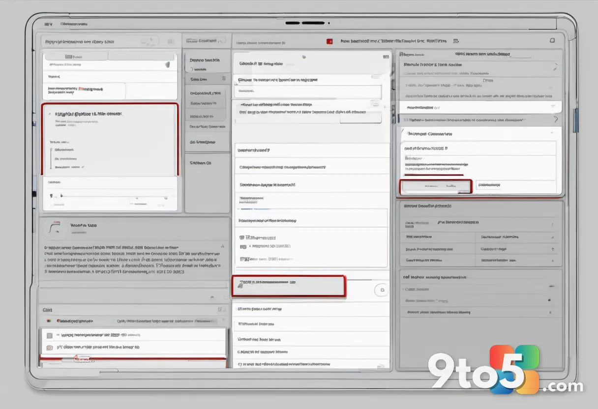 A close-up screenshot-style illustration of the Gmail filter setup form with text fields for sender, subject, and keywor