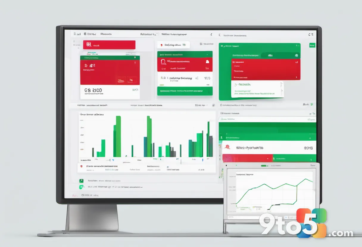 A dashboard displaying red and green status indicators for cloud services, a hand pointing at a highlighted outage alert