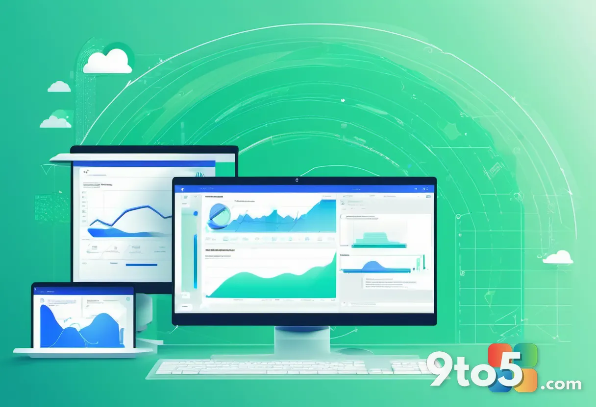 An abstract flat-design illustration of web page lifecycle stages, with flowing arrows moving between translucent browse