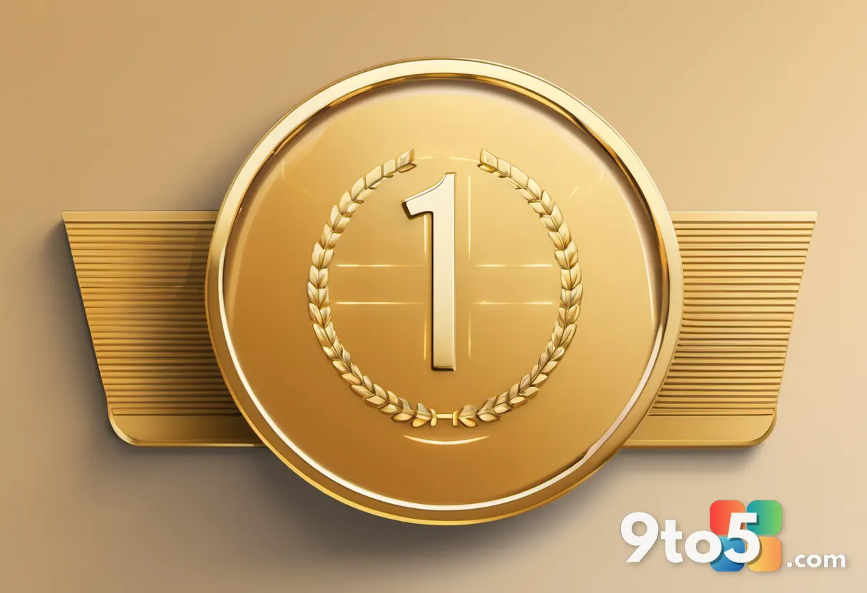 A shiny gold medal-style badge with a checkmark resting on a calendar marked with a 15-day cycle, clean flat design, war