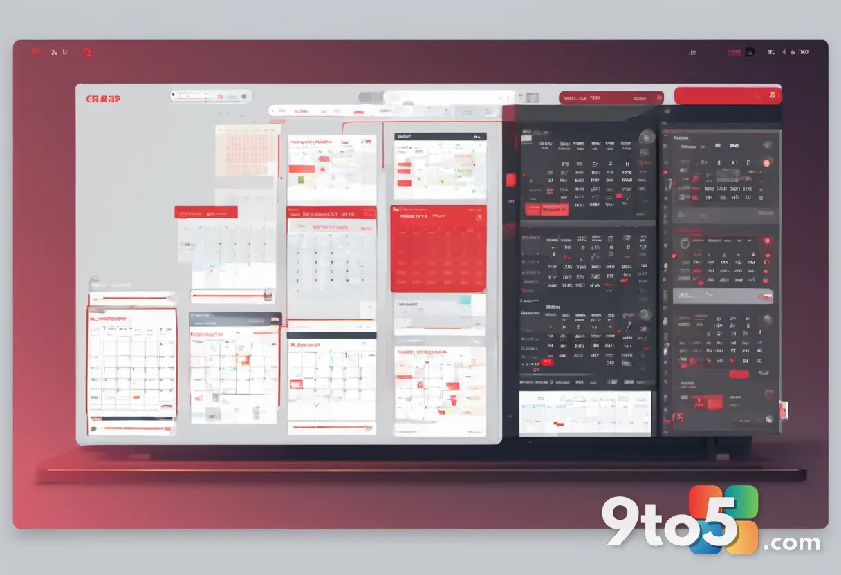 A large calendar with a date circled in red, a clock showing early morning, and a fading media icon, symbolizing a featu