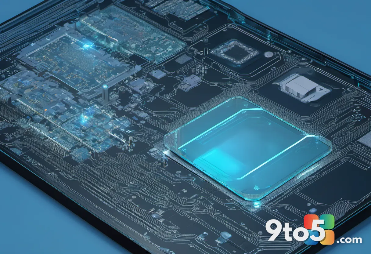 A close-up of an open transparent data file revealing visible circuitry paths inside, representing inspectable AI reason