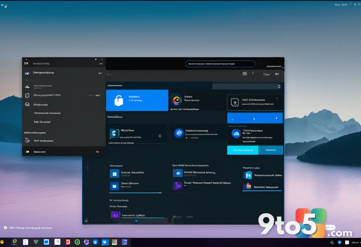 A Windows 11 Settings screen showing the Windows Insider Program toggle, blue UI elements, clean modern interface, soft 