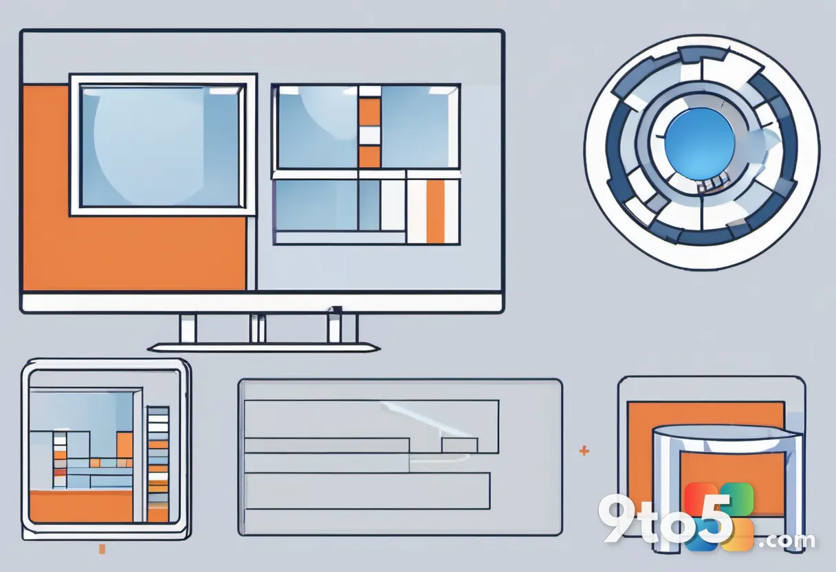 A split-screen mockup of an old blocky pixel circle versus a smooth modern ring around a cursor, tech comparison graphic