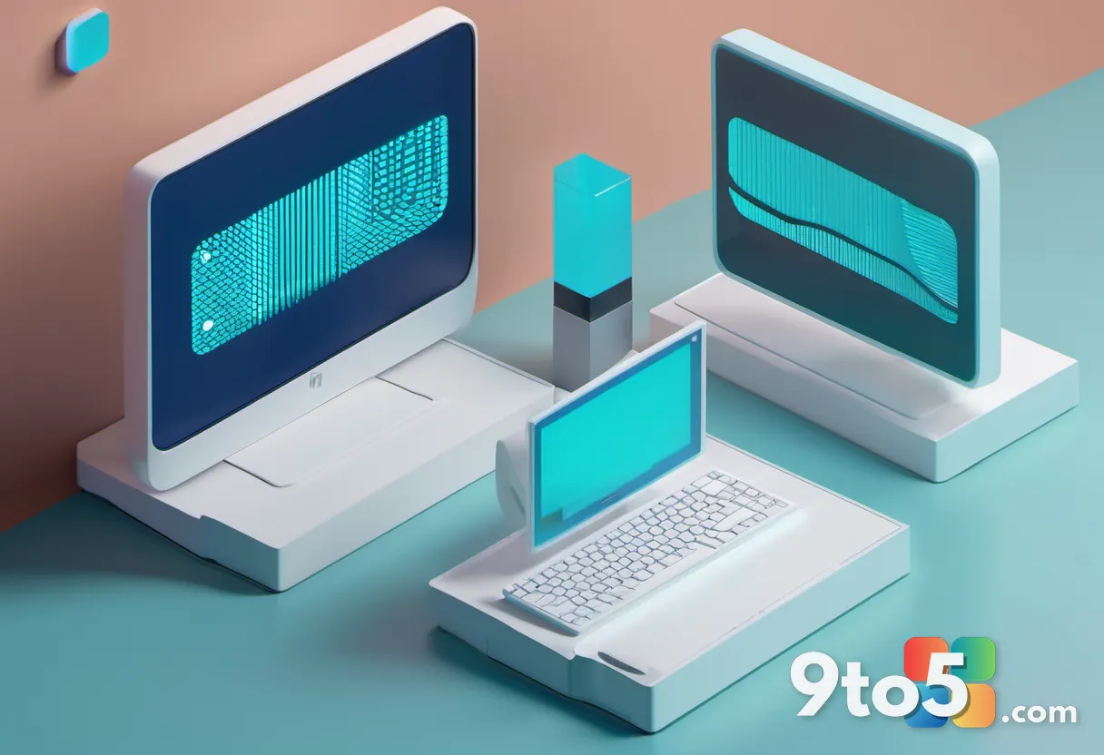 An isometric illustration of layered software layers — a shield, a virtual machine box, and a sandbox cup — floating ove