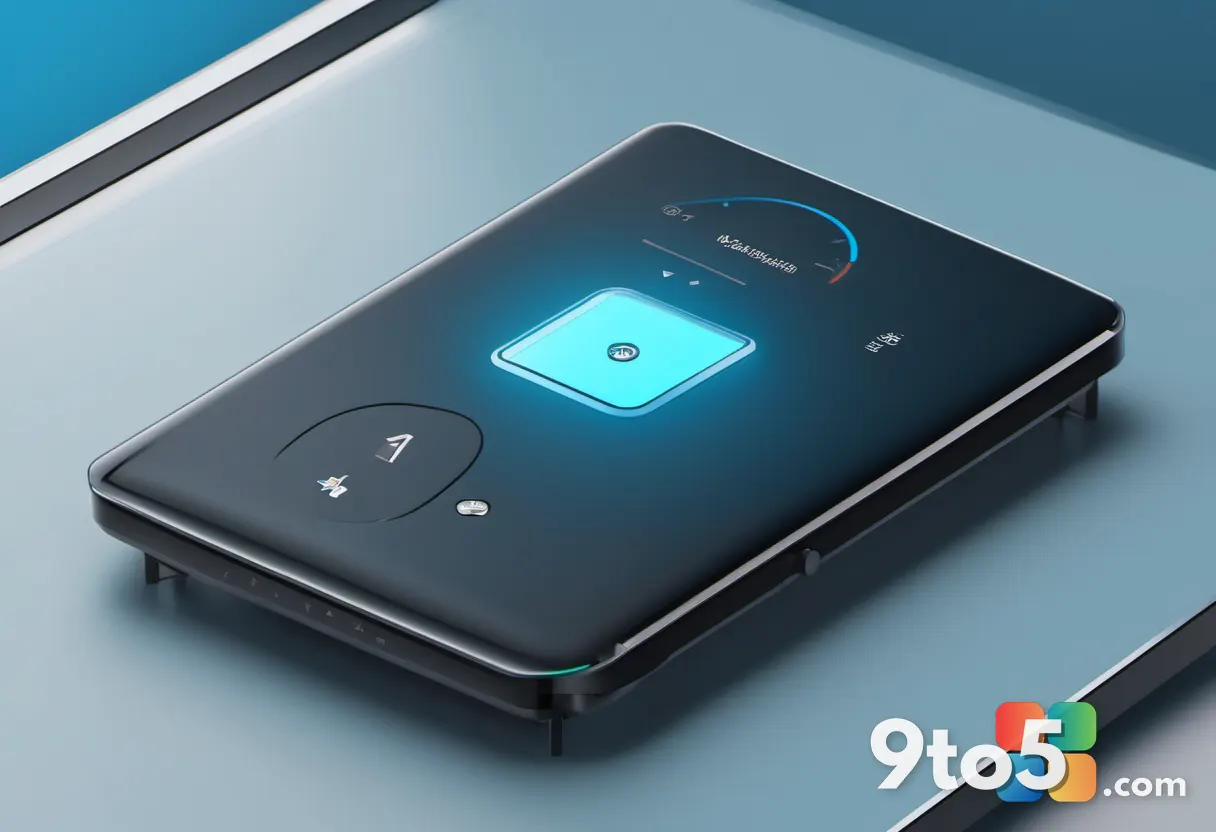 A settings panel with a single large toggle switch in the off position against a light background, minimalist UI illustr