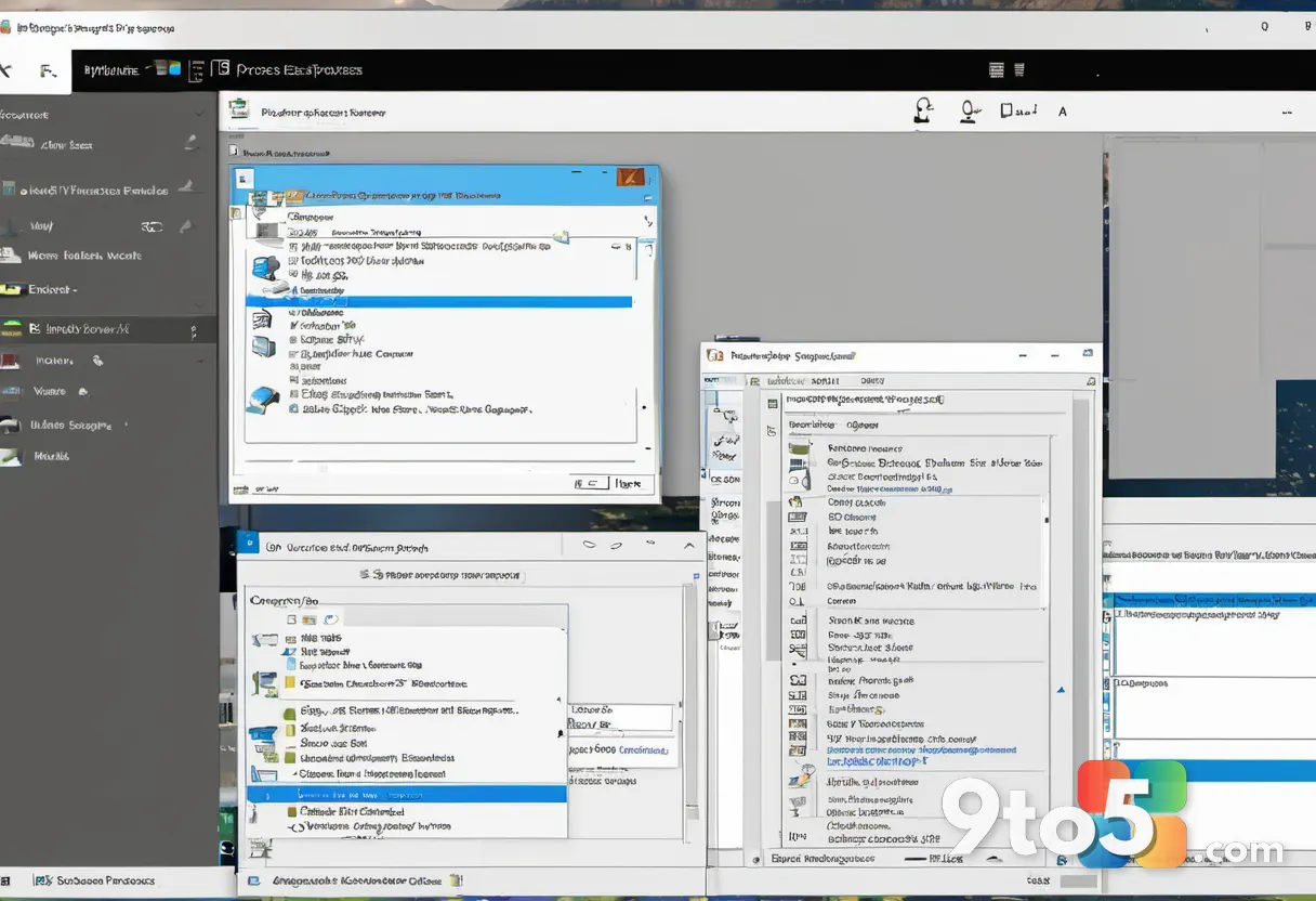 The Sysinternals Process Explorer application running on a Windows desktop, with an Open File Handle search dialog open 