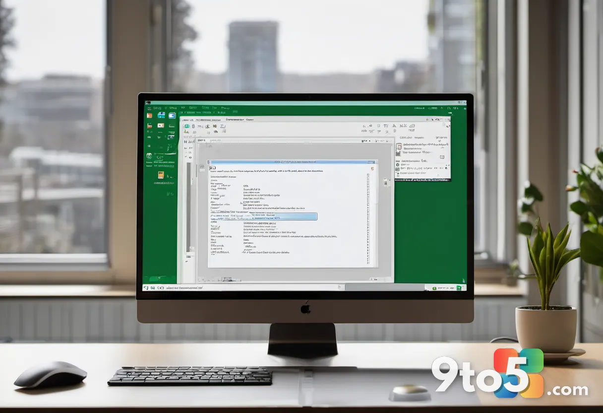 A close-up of a computer monitor displaying LibreOffice Draw with an open .pub document, warm office lighting, shallow d