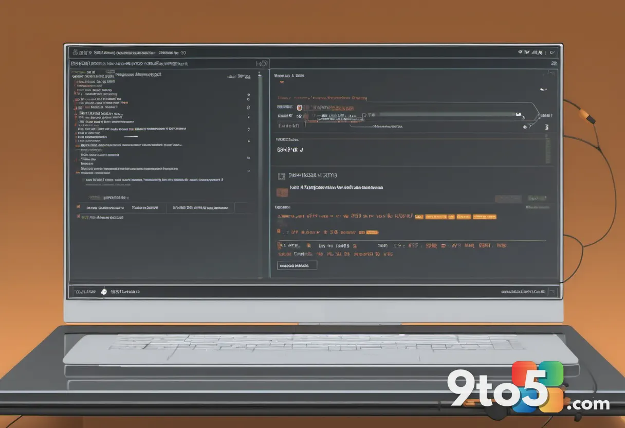 A close-up of a Linux terminal screen displaying browser error messages, with a wrench and gear tools floating nearby su