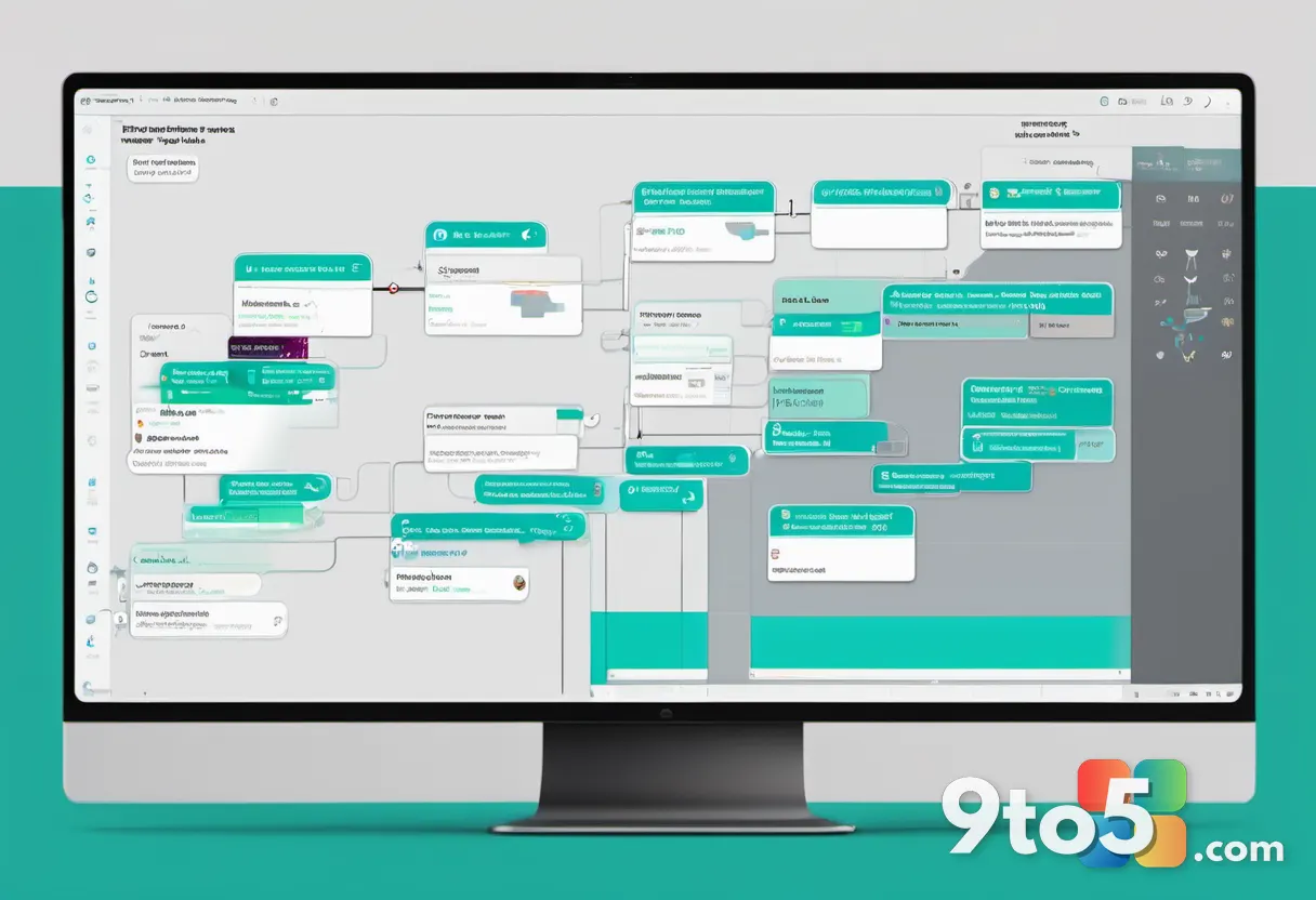 An illustrated timeline showing a migration path from an old update channel to a new one, with arrow markers and calenda