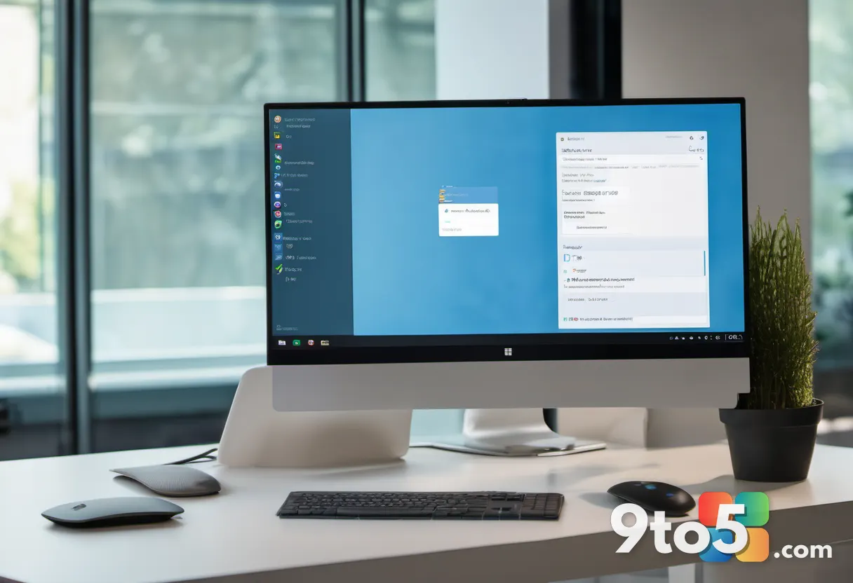 A close-up of a computer monitor showing the Edge account sign-in window with a Microsoft Account login prompt, soft blu