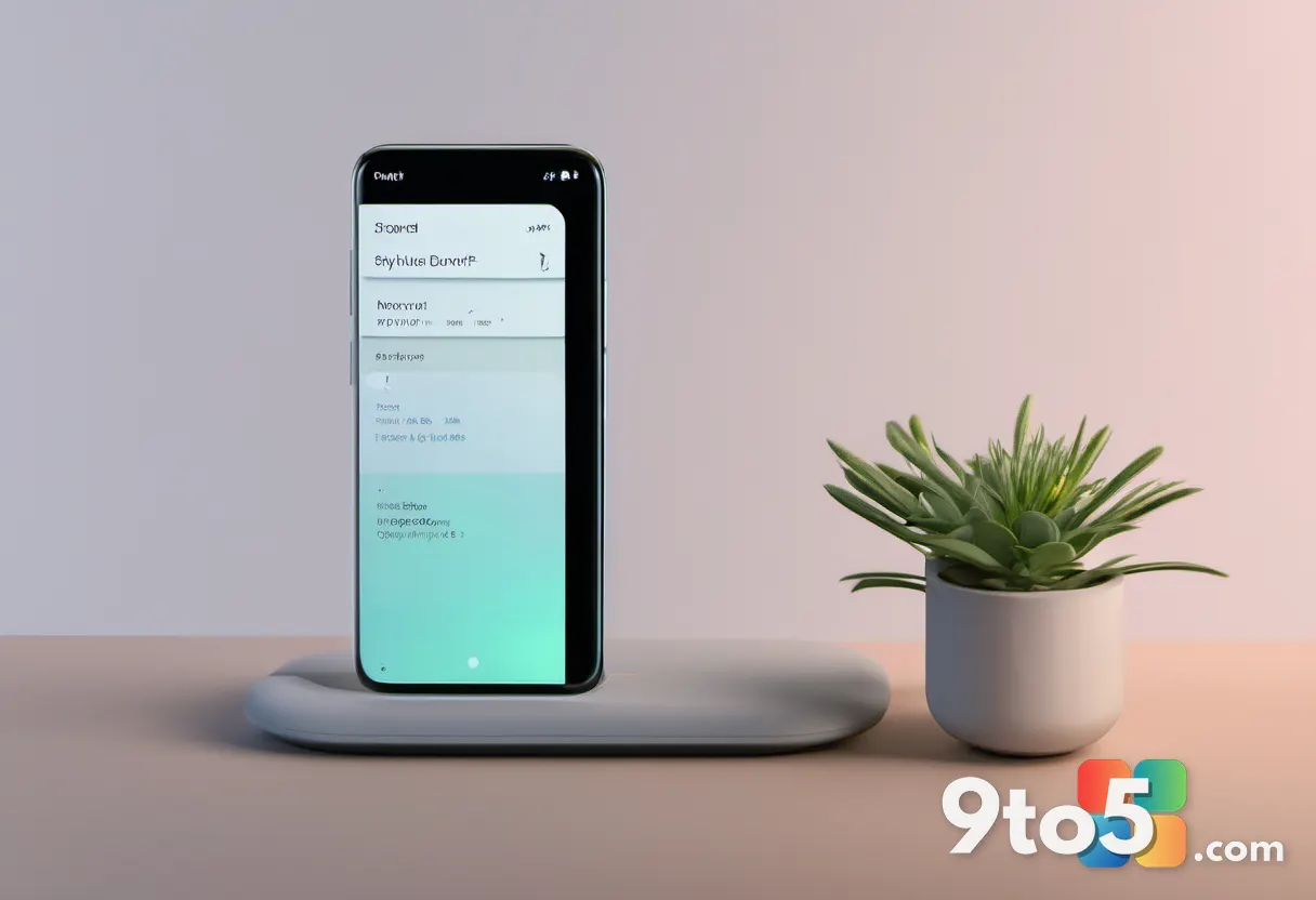 A close-up of a single rounded Windows 11 widget card with a soft gradient background, showing a clean minimalist interf